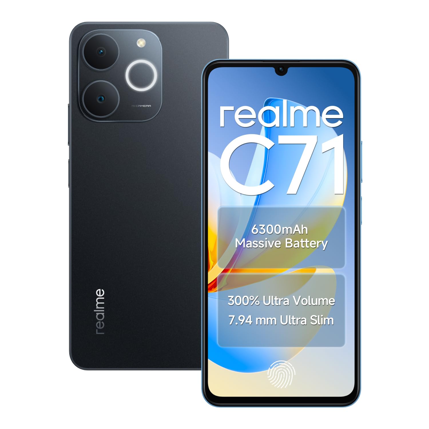 realme C71 Smartphone 6.74 inch Display 64GB ROM 4GB RAM 6300mAh